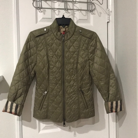 burberry olive green jacket